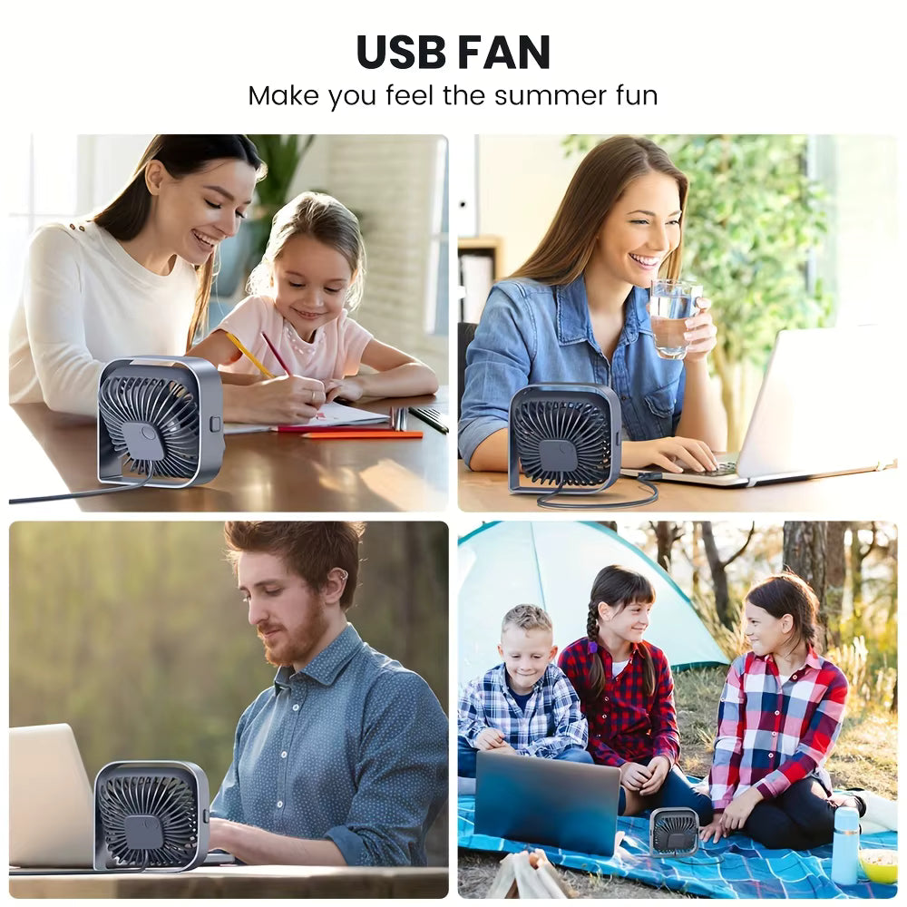 USB desk fan