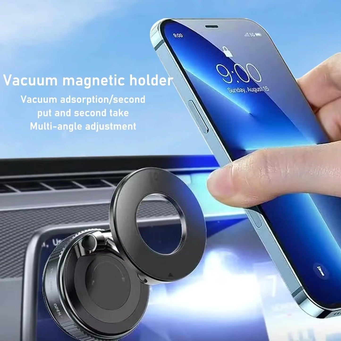 360° Magnetic Car Phone Holder 