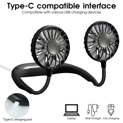 Rechargeable Neck Fan