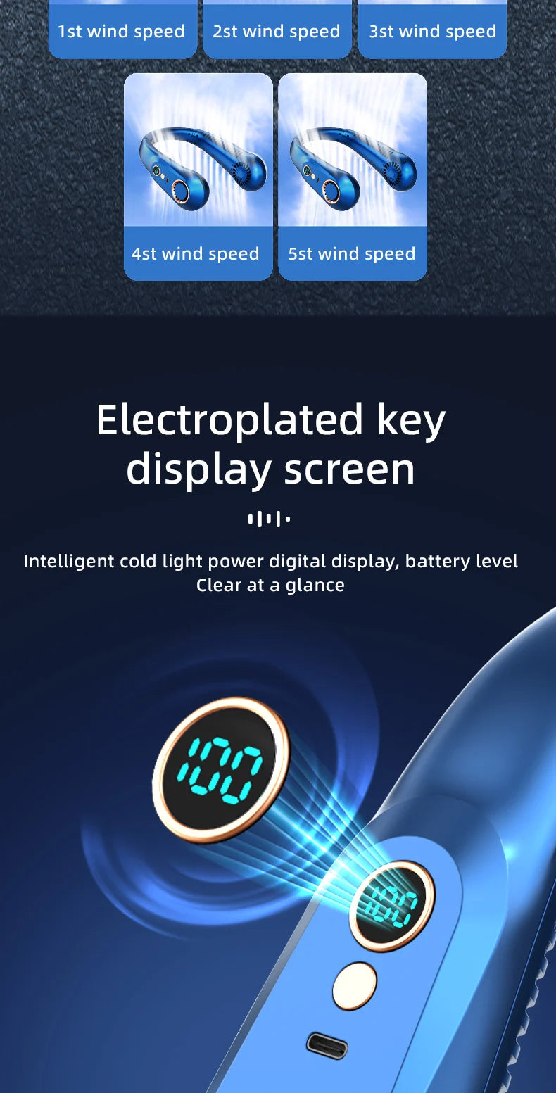 Bladeless Wearable Fan