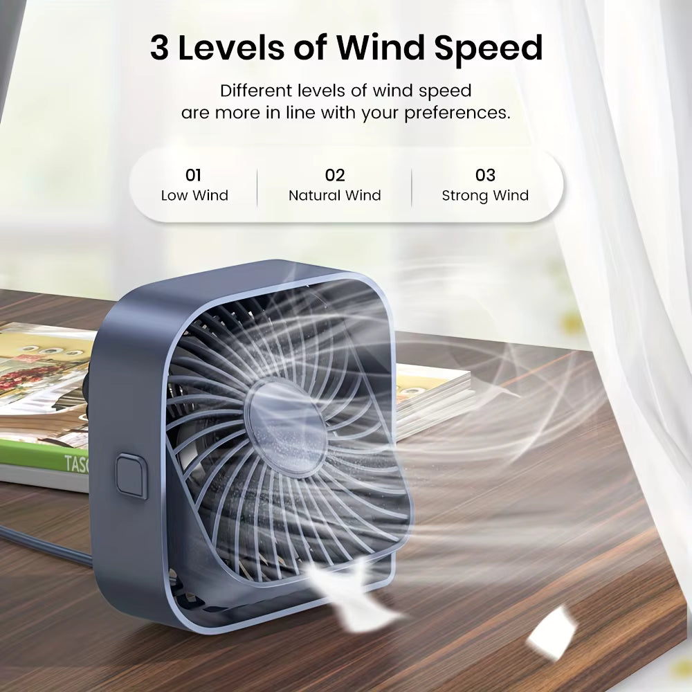 USB desk fan