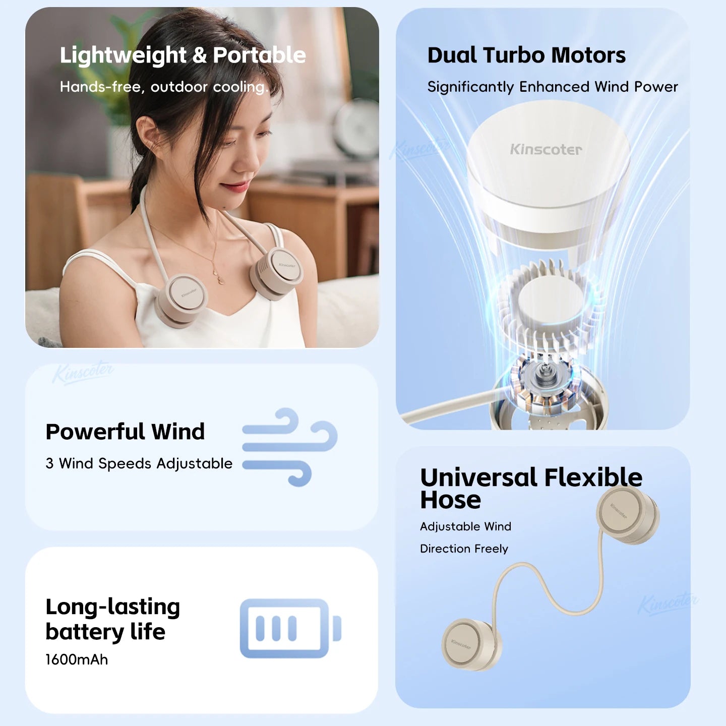 portable neck fan