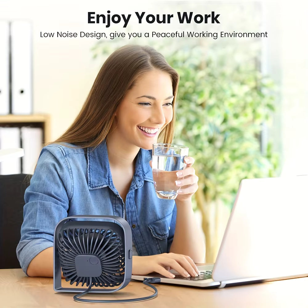 USB desk fan