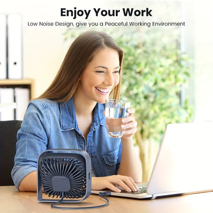 USB desk fan
