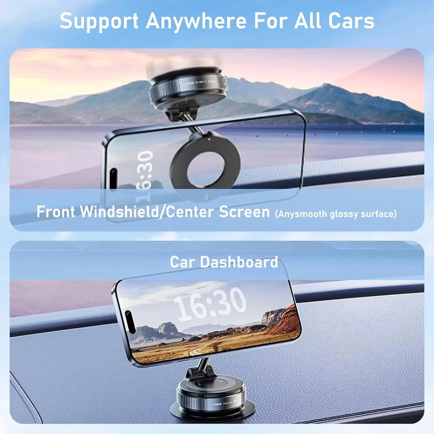 360° Magnetic Car Phone Holder 
