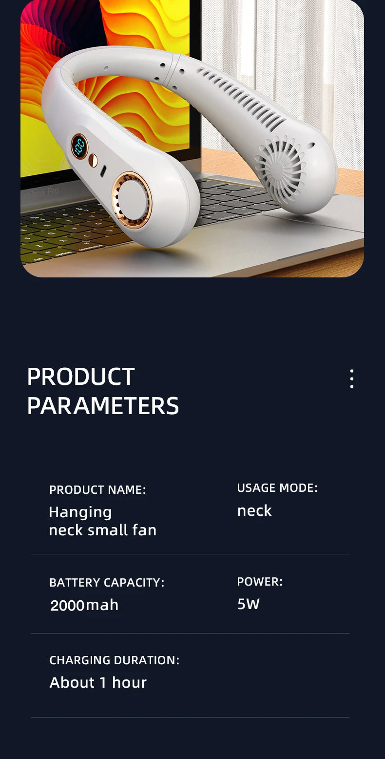 Bladeless Wearable Fan